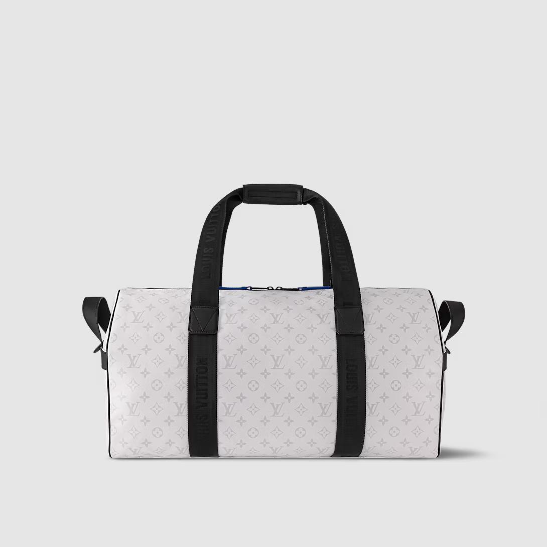 Túi Louis Vuitton Keepall 55 Nam Trắng